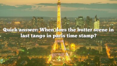 Quick answer: When does the butter scene in last tango in paris time stamp?
