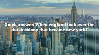 Quick answer: When england took over the dutch colony that became new york?
