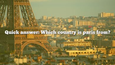 Quick answer: Which country is paris from?