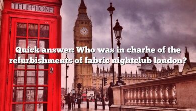 Quick answer: Who was in charhe of the refurbishments of fabric nightclub london?