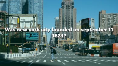 Was new york city founded on september 11 1624?