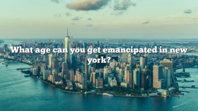 What age can you get emancipated in new york?