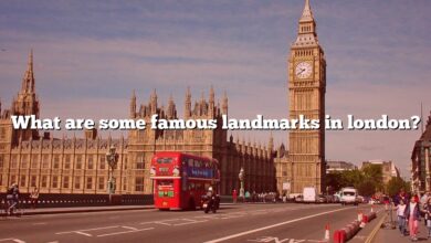 What are some famous landmarks in london?