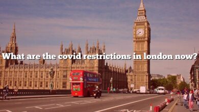What are the covid restrictions in london now?