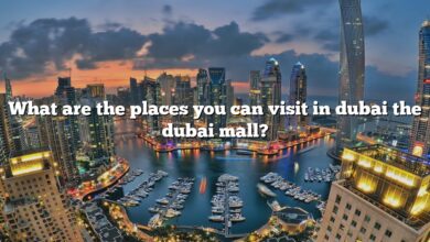 What are the places you can visit in dubai the dubai mall?