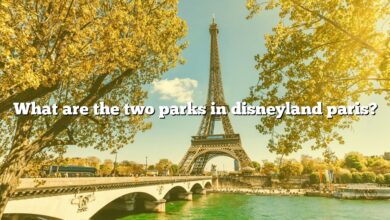 What are the two parks in disneyland paris?