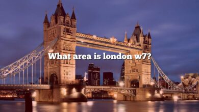What area is london w7?