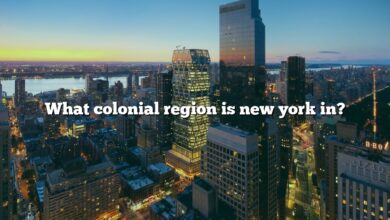 What colonial region is new york in?