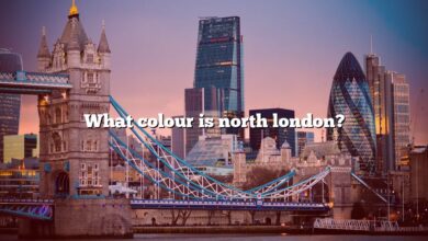 What colour is north london?