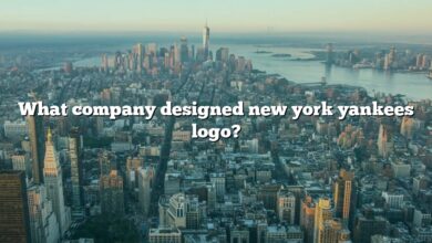 What company designed new york yankees logo?