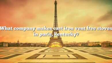 What company makes cast iron vent free stoves in paris, kentucky?