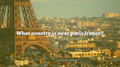 What country is near paris france?