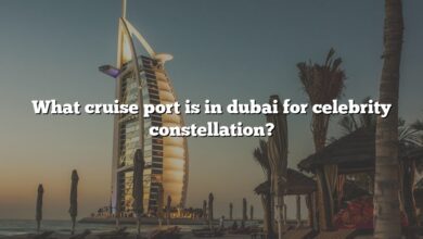What cruise port is in dubai for celebrity constellation?