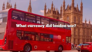What currency did london use?