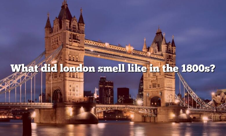 What did london smell like in the 1800s?