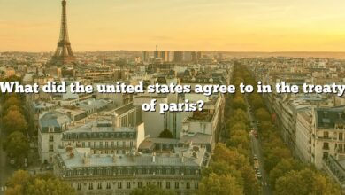 What did the united states agree to in the treaty of paris?