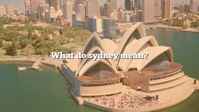 What do sydney mean?