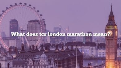 What does tcs london marathon mean?