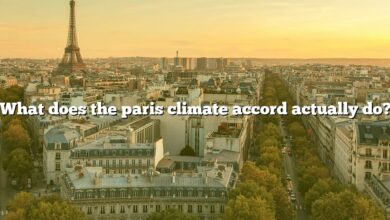 What does the paris climate accord actually do?
