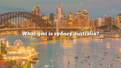 What gmt is sydney australia?