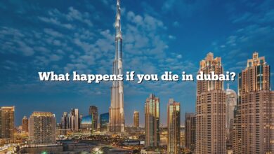 What happens if you die in dubai?