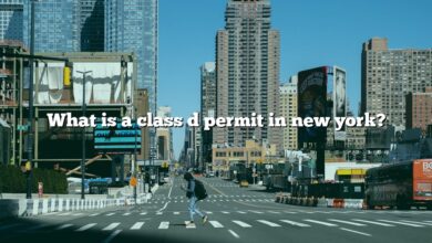 What is a class d permit in new york?