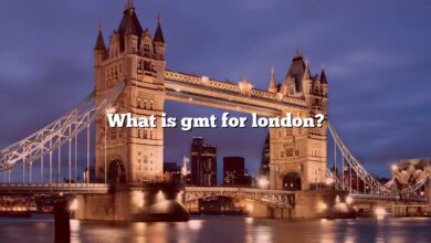 What is gmt for london?