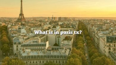 What is in paris tx?