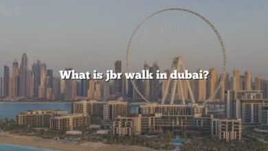What is jbr walk in dubai?