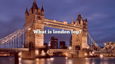 What is london fog?