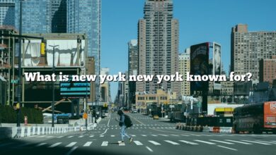 What is new york new york known for?