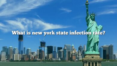 What is new york state infection rate?