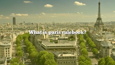 What is paris rulebook?