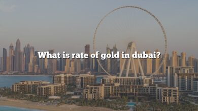 What is rate of gold in dubai?