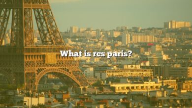 What is rcs paris?