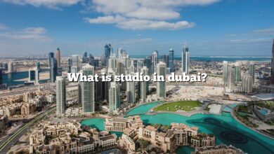 What is studio in dubai?