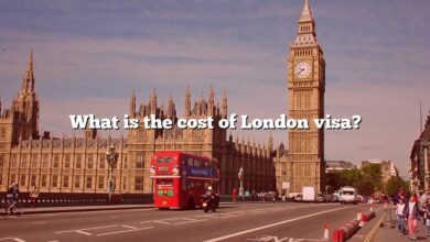 What is the cost of London visa?