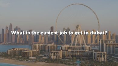 What is the easiest job to get in dubai?