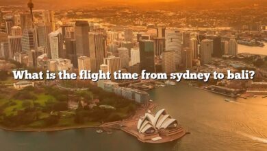 What is the flight time from sydney to bali?