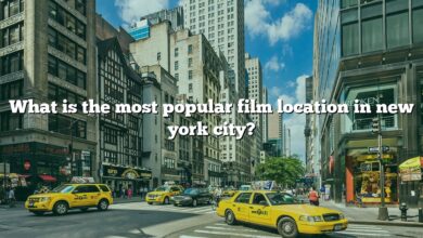 What is the most popular film location in new york city?