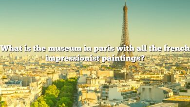 What is the museum in paris with all the french impressionist paintings?