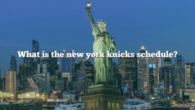 What is the new york knicks schedule?