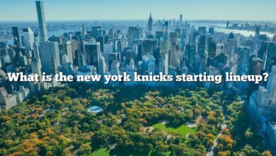 What is the new york knicks starting lineup?