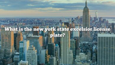 What is the new york state excelsior license plate?