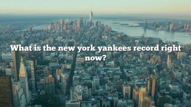 What is the new york yankees record right now?