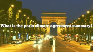 What is the paris climate agreement summary?