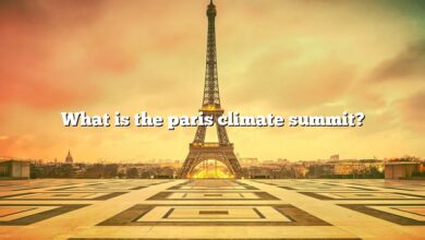 What is the paris climate summit?