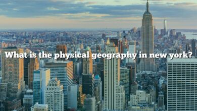 What is the physical geography in new york?