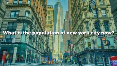 What is the population of new york city now?