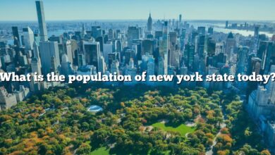 What is the population of new york state today?